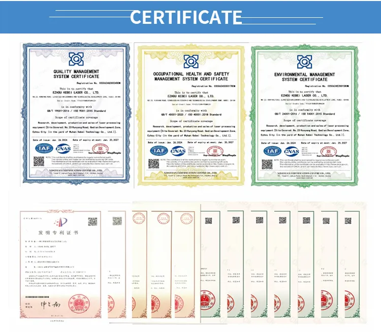 4000mm * 2000mm ตัดพื้นที่ แลกเปลี่ยนโต๊ะ เครื่องตัดเลเซอร์ด้วยระบบควบคุม BOCHU 5